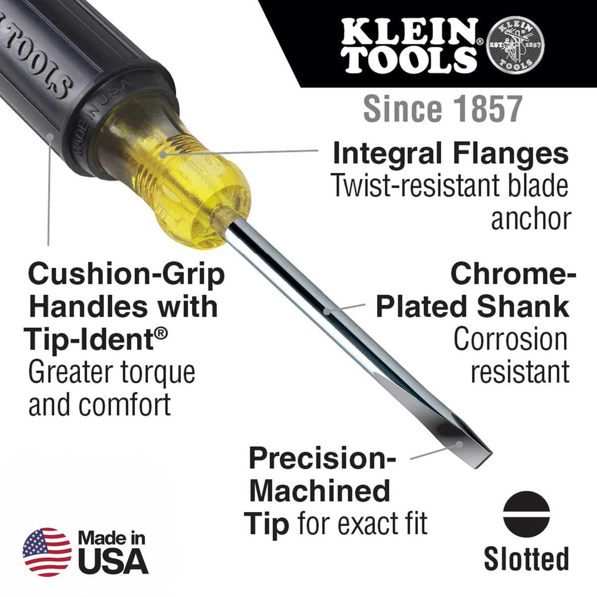 KLEIN TOOLS 5-Piece Screwdriver Set / One Size / Multi Screwdriver Sets