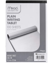 Writing Tablet by Mead – 1 Pack, Paper, White, Model 70104