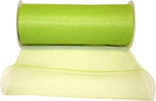 Reliant Ribbon Tulle Standard Ribbon, 6 Inch X 25 Yards, Citrus