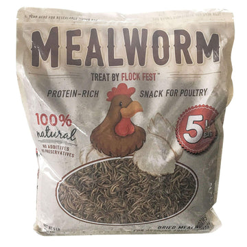 5Lb Dried Mealworm by Buffalo Tools – 1 Count (Pack of 1), Other, Model DMW5