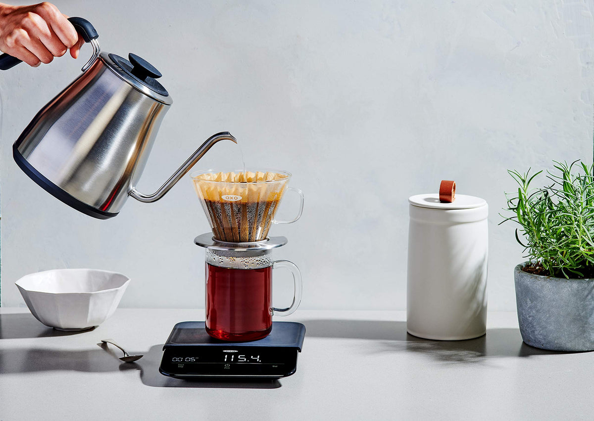 OXO 1.1 Quarts / Adjustable Temperature Kettle / STAINLESS STEEL Electric Kettles