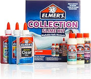 Elmer's Collection Slime Kit, Washable, Nontoxic, 6 Count - Includes Metallic, Clear, Colored Glue, Magical Liquid Slime Activators