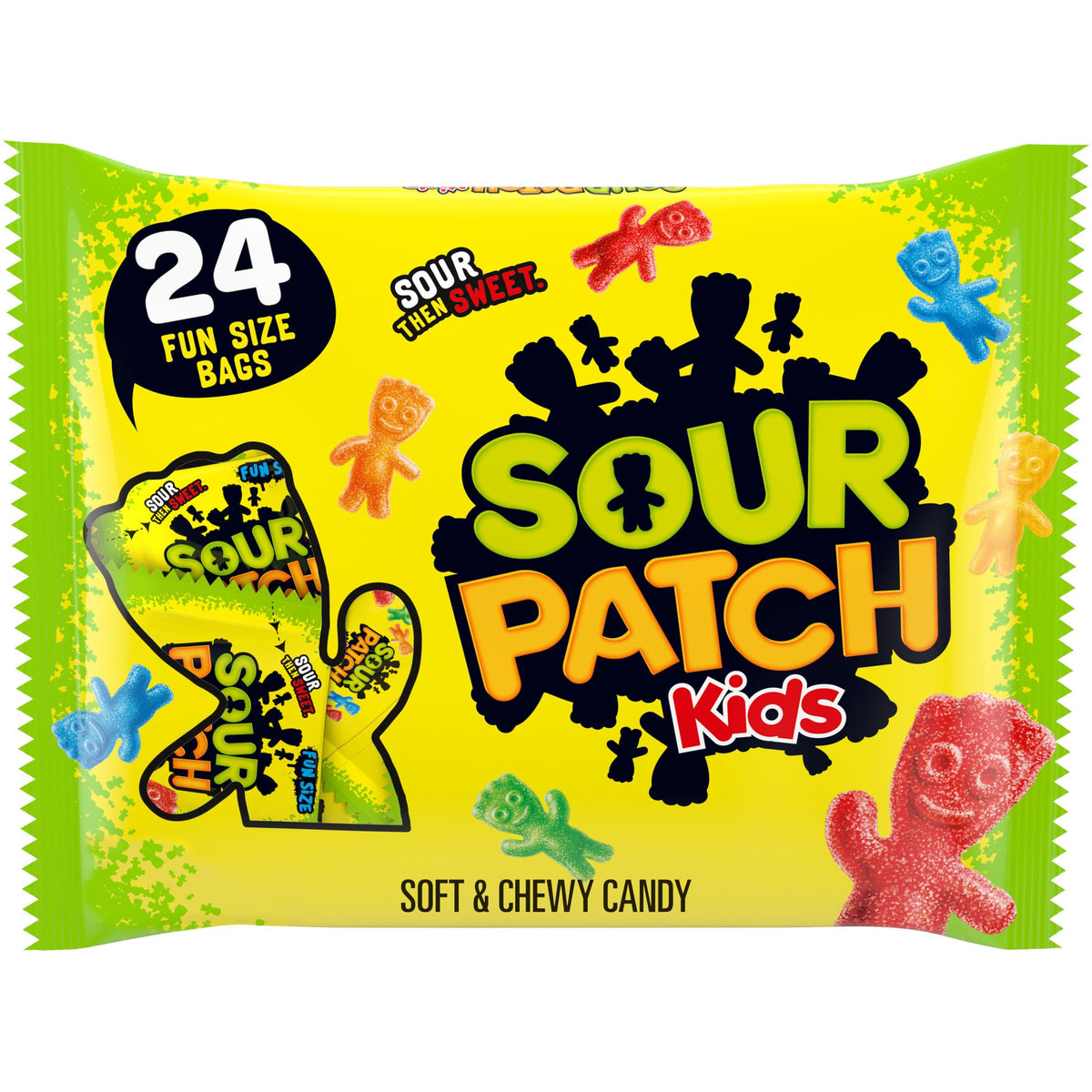 Sour Patch Kids Orange / 10.5 oz (24 count) / Multicolor Sour Candy