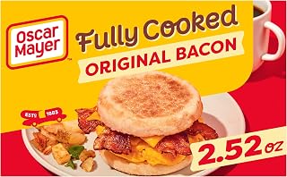 Oscar Mayer Original Fully Cooked Bacon, 9-11 slices, 2.52 oz Box