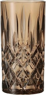 Nachtmann Noblesse Set of 2 Longdrink Glasses, Tobacco