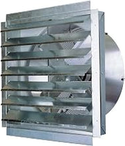 Powerful Industrial Exhaust and Ventilation Fan (24 Inch) by Maxx Air – 24-Inch, Alloy Steel, Silver, Model IF24
