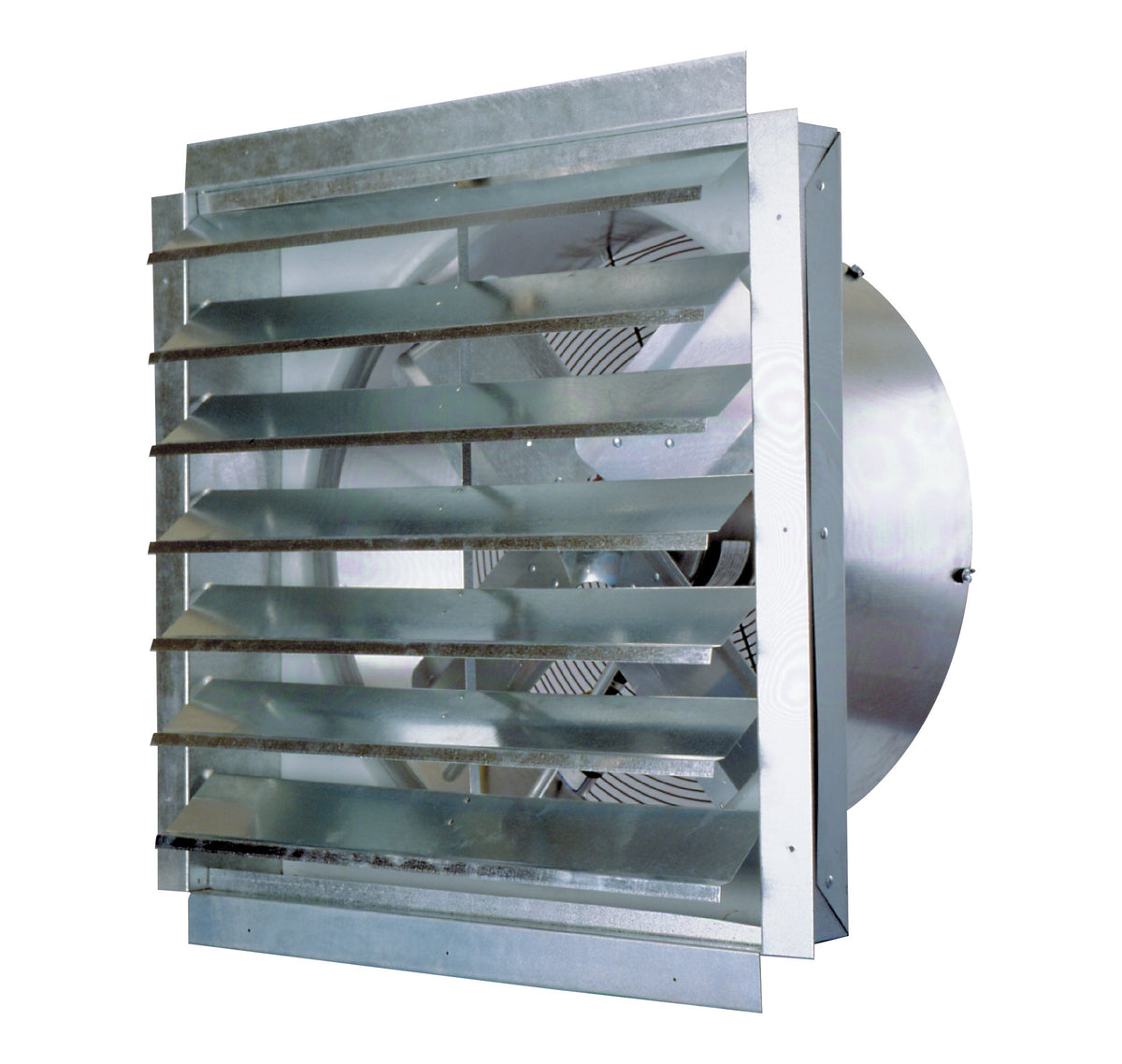 Powerful Industrial Exhaust and Ventilation Fan (24 Inch) by Maxx Air – 24-Inch, Alloy Steel, Silver, Model IF24