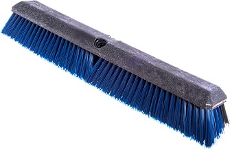 SPARTA Flo-Pac Plastic Broom Head, Omni Sweep for Cleaning, 24 Inches, Black