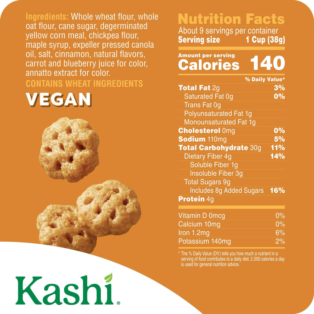 Breakfast Cereal by Kashi – 12.7 Ounce (Pack of 1), Model 00018627116103