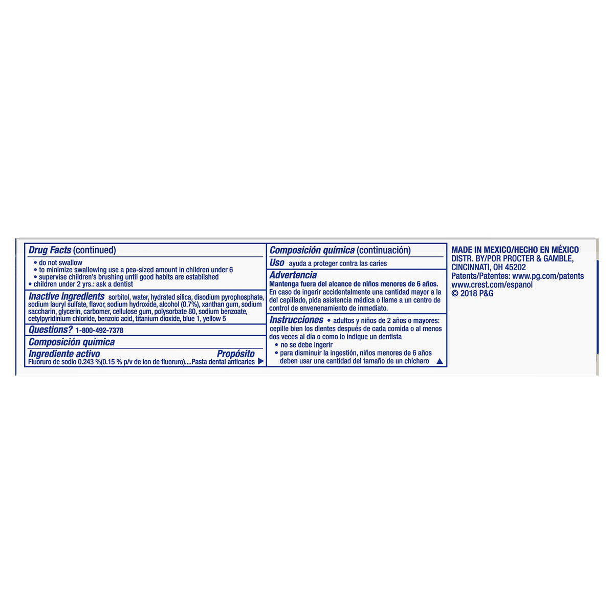 Complete Multi-Benefit Whitening + Scope Minty Fresh Flavor Toothpaste 2.7 Oz (Pack of 12) by Crest – 2.7 Ounce (Pack of 12), Pack of 12, Model dt-4548