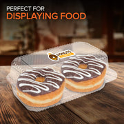 Stock Your Home 9" x 5" - 25 Count / Clear / 158.75 cubic_inches Serving Trays
