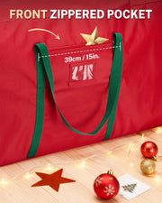 MaidMAX Artificial Tree Storage Bag, Holds 9 Foot Trees, Red
