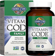 Garden of Life Vitamin Code Family Multivitamin, 120 Vegetarian Capsules