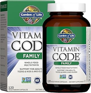 Garden of Life Vitamin Code Family Multivitamin, 120 Vegetarian Capsules