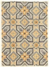 Linon Trio Greys Gold 8' X 10' 5' x 7'