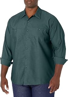 Red Kap Long Sleeve Industrial Solid Work Shirt Spruce Green 2X-Large - 5 Pack
