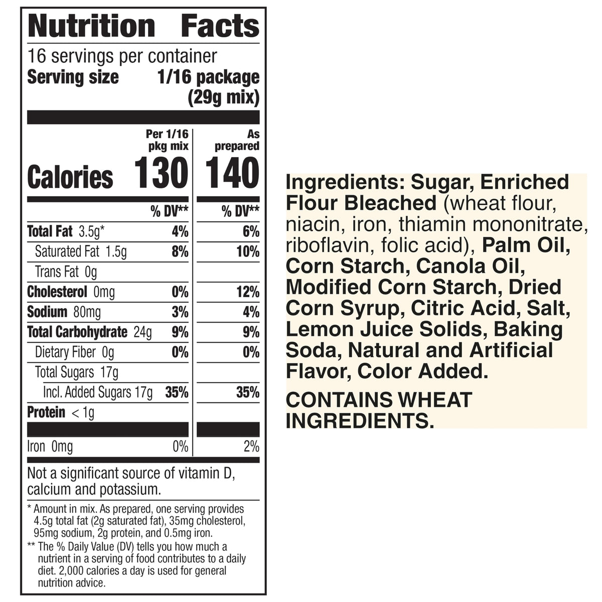 Delights Supreme Lemon Bars Mix by Betty Crocker – 16.5 Ounce (Pack of 1), Model 016000350700
