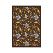 Any Day Matinee Silver Screen Theater Area Rug by Joy Carpets – 3'10" x 5'4" (Rectangular), Nylon, Chocolate, Model 1484B-02