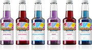 Hawaiian Shaved Ice Syrup Cherry, Grape, Blue Raspberry Pints bundled with 3 Sour Pints