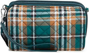Vera Bradley Women's Cotton All in One Crossbody Purse With RFID Protection