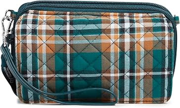 Vera Bradley Women's Cotton All in One Crossbody Purse With RFID Protection