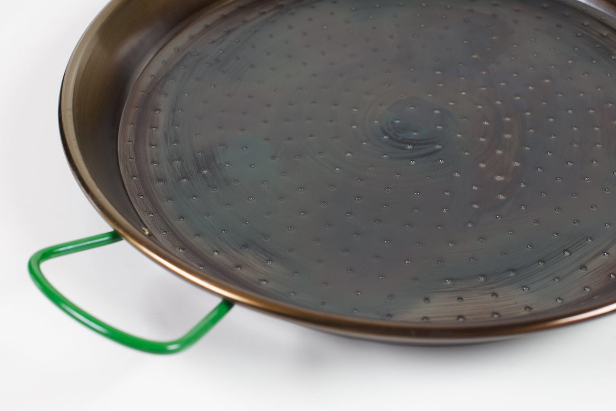 Virtus Spanish Paella Pan by PADERNO – 18 1/2in, 2 inches, Steel, Gray, Model A4172447