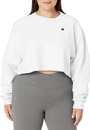 Champion Women's Crewneck Sweatshirt, Reverse Weave Pullover Sweatshirt for Women