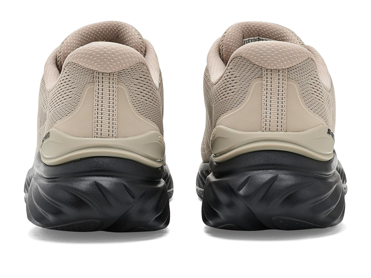 Men's Bounder 3.0 Reocurrence Hands Free Slip-in by Skechers – Mesh, Taupe/Black, Model 233459