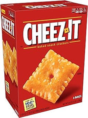 Cheez-It Baked Snack Cheese Crackers, Original, Single Serve, 1.5 oz Bags (45 Count)