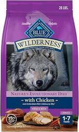 Blue Buffalo Wilderness Chicken Small Bite Adult Dry Dog Food, 28 lb