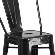 Flash Furniture Silver / 40 x 27.75 x 27.75 / Contemporary Bar Sets