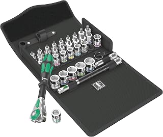 Wera 05003536001 - Ratchet set, 8100 SB All-in Zyklop Speed ratchet set, 3/8" drive, 35 pieces