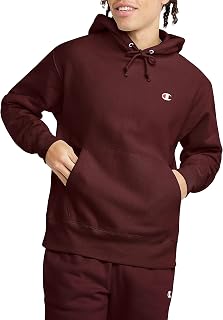 Champion mens Reverse Weave Pullover, Left Chest CHooded Sweatshirt
