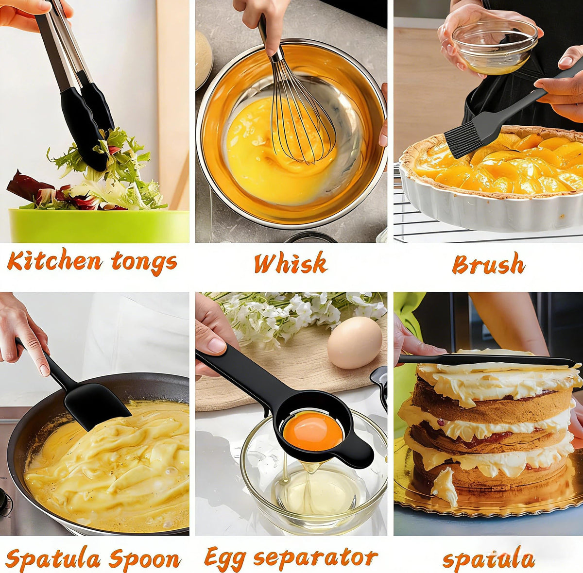 Umite Chef Stainless Steel Mixing Bowl Set, 26 Piece with Lids and Graters, Carbon Black