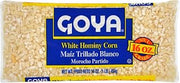 Goya White Hominy Corn, High in Fiber, Soups, Pantry Staple, 16 Oz