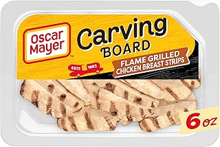 Oscar Mayer Carving Board Lunch Meat, Flame Grilled Chicken Strips, 6 oz