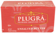 Butter European Style Unsalted, 16 Ounce by Plugra – 1 Pound (Pack of 1)