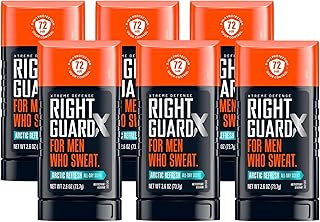 Right Guard Xtreme Defense Arctic Refresh Solid 2.6 Ounce Men (Pack of 6)