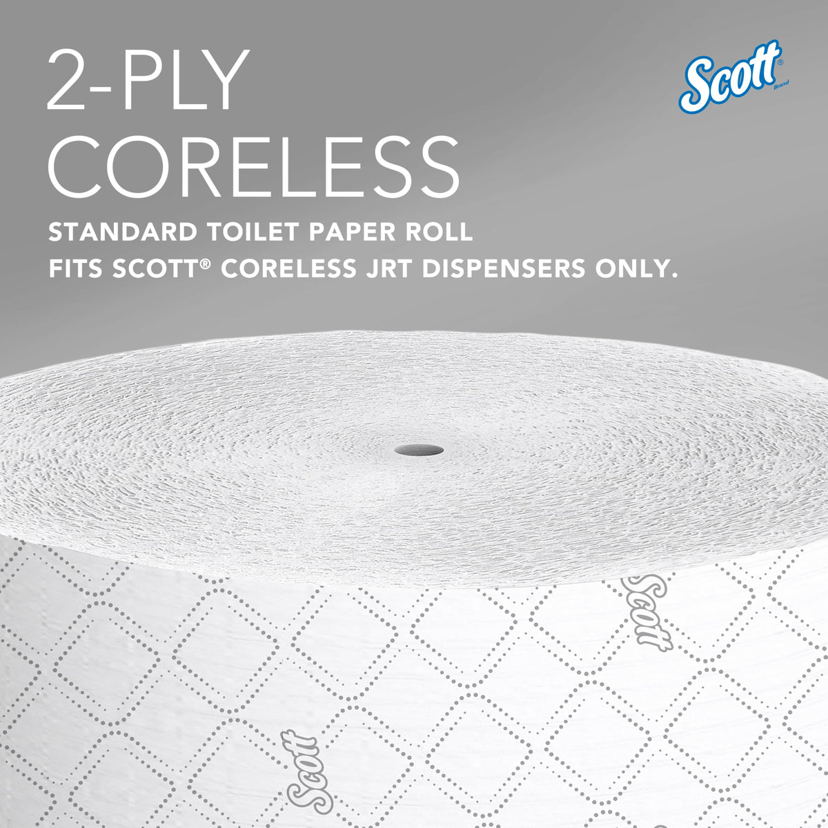 Scott Professional Coreless Jumbo Roll Toilet Paper – Bulk, 12 Rolls (07006)