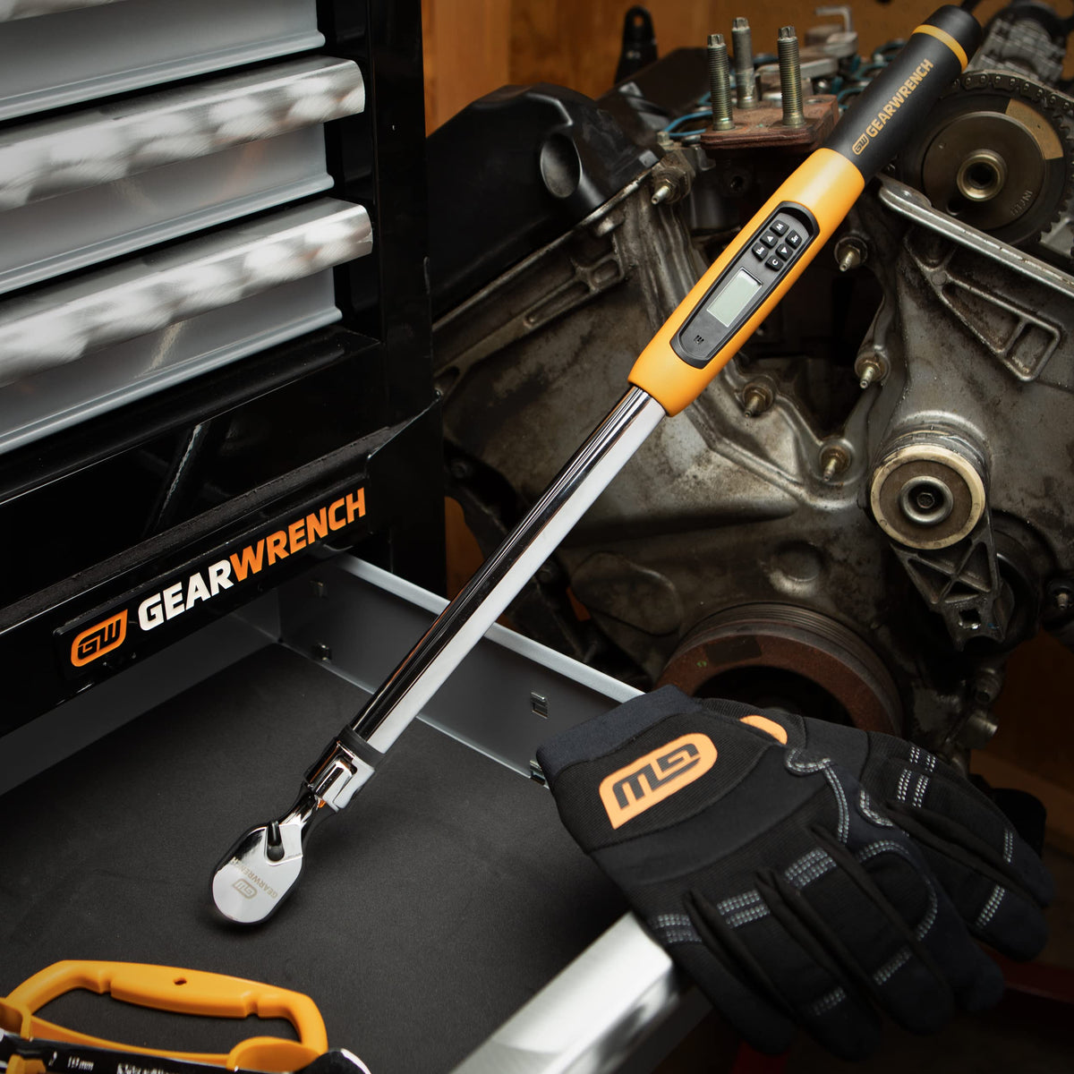 GEARWRENCH 1/2 Drive Flex Head with Angle / Wrench / 1/2" Drive Flex Head Torque Wrenches
