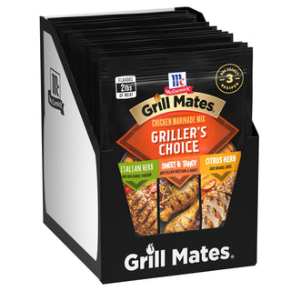 McCormick Griller's Choice Chicken Marinade Mix by Grill Mates – 1.12 Ounce (Pack of 12), Pack of 12