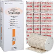 Henry Schein Elastic Bandage Wrap, 3" x 4.5 Yds, Tan, Self Closure, 10 Ct