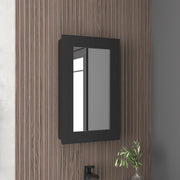 Juno Mirror Medicine Cabinet by Tuhome – unspecified, Engineered Wood, Black Wenge, Model GLW11017