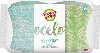 Scotch-Brite ocelo No Scratch Scrub Sponge, 6-Count (Pack of 2)