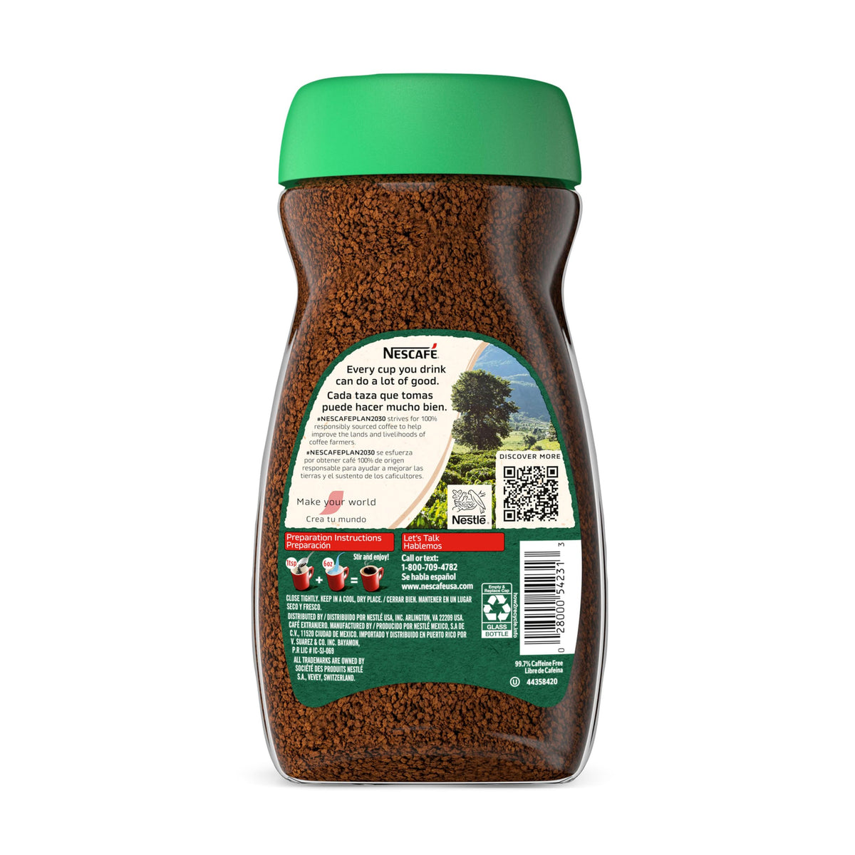 NESCAFÉ Clasico Decaf Dark Roast Instant Coffee by Nescafe – 7 Ounce (Pack of 1), Model COMINHKG026898