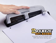 Bostitch 12 Sheet Black (Pack of 4) / כסף/שחור / 12 Sheet Black Punches