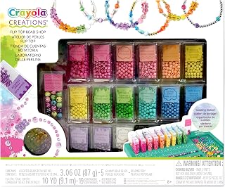 Crayola Creations 04-2963 Bead Laboratory, Creating Customized Jewellery, Creative Activity and Gift for Girls, 8 Years
