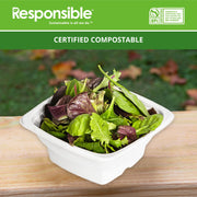 Responsible Products 32 oz (50 Count) / Classic White / Casual Bowls