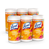 Brand New Day Disinfecting Wipes - Mango and Hibiscus Scent - 80 / Canister - 6 / Carton - White by Lysol – 1 Count (Pack of 1), White, Pack of 6, Model 97181CT
