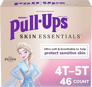 Pull-Ups Girls Skin Essentials Training Pants, 4T-5T, 46 Ct